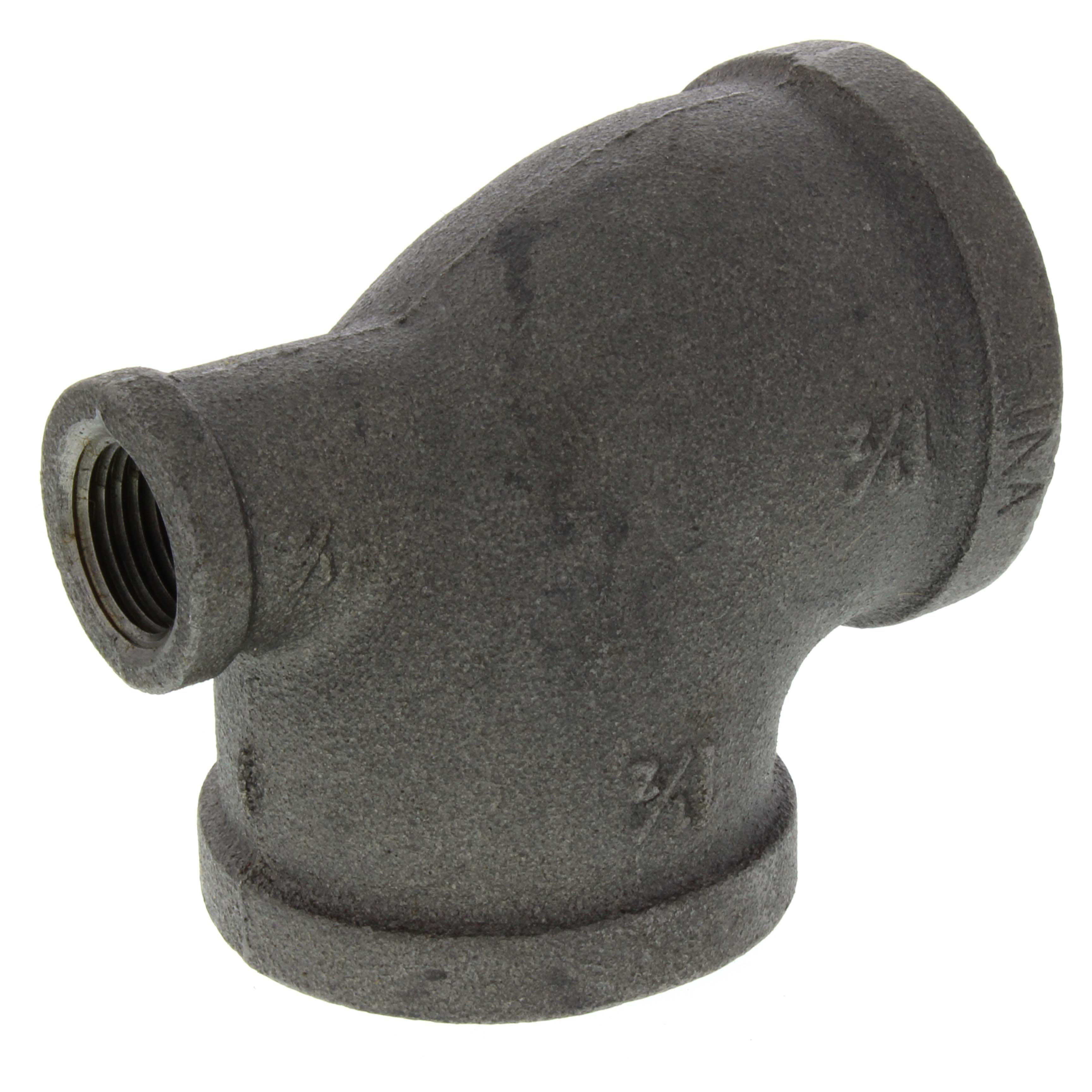 EVERFLOW Everflow BMRT1208 | 1-1/2 x 1/2 x 1-1/2 Black Reducing Tee