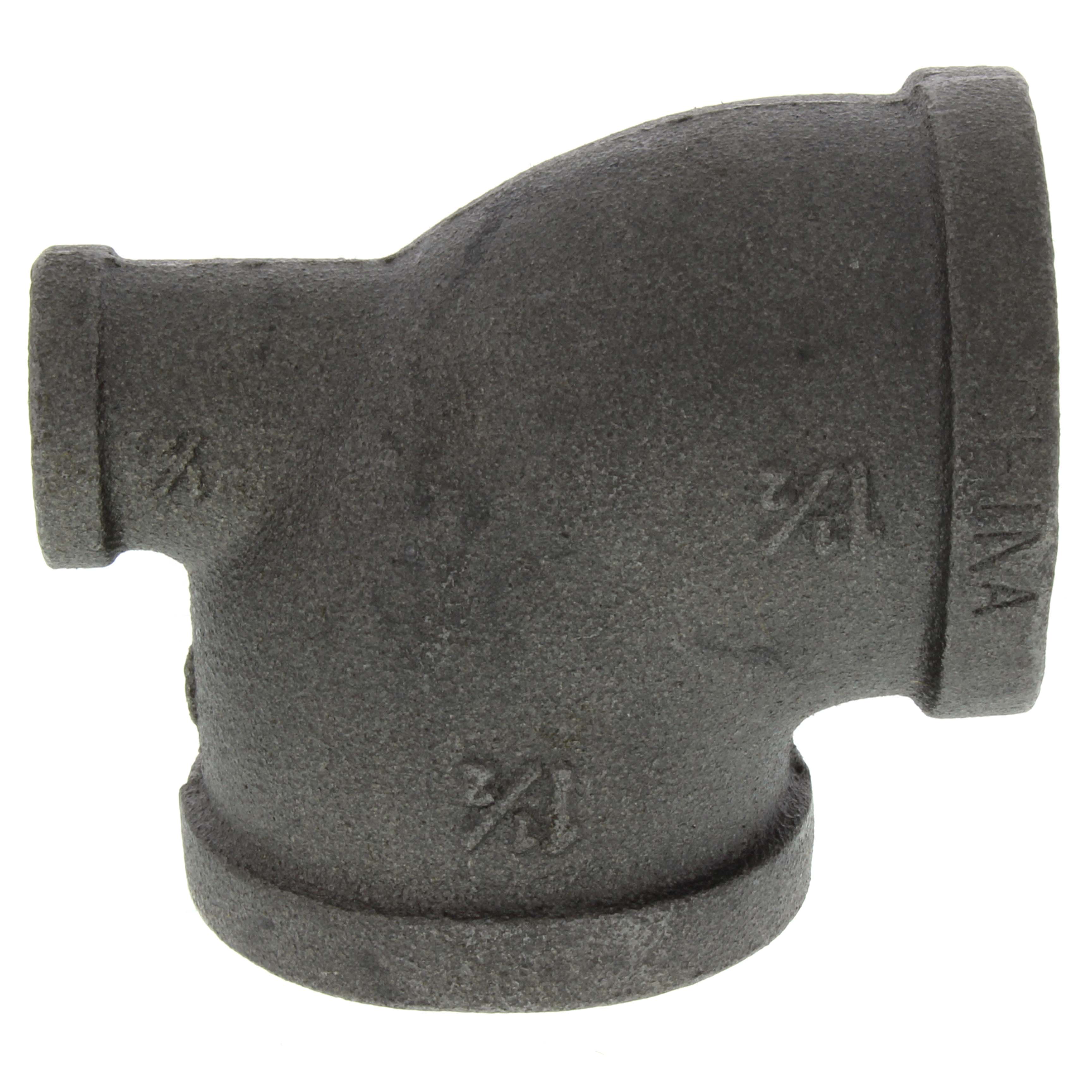 EVERFLOW Everflow BMRT1208 | 1-1/2 x 1/2 x 1-1/2 Black Reducing Tee