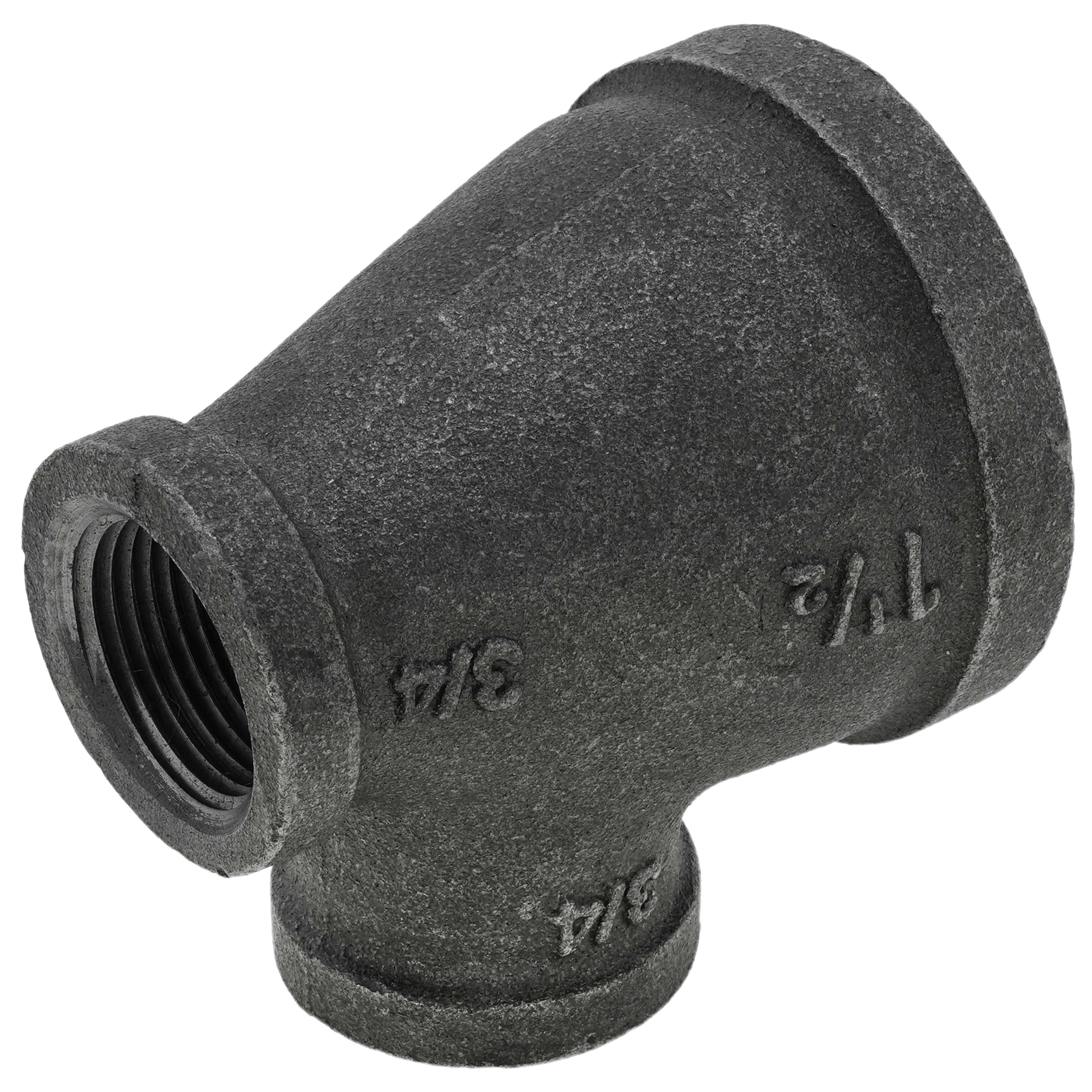 EVERFLOW Everflow BMRT1210 | 1-1/2 X 3/4 X 3/4 Black Reducing Tee