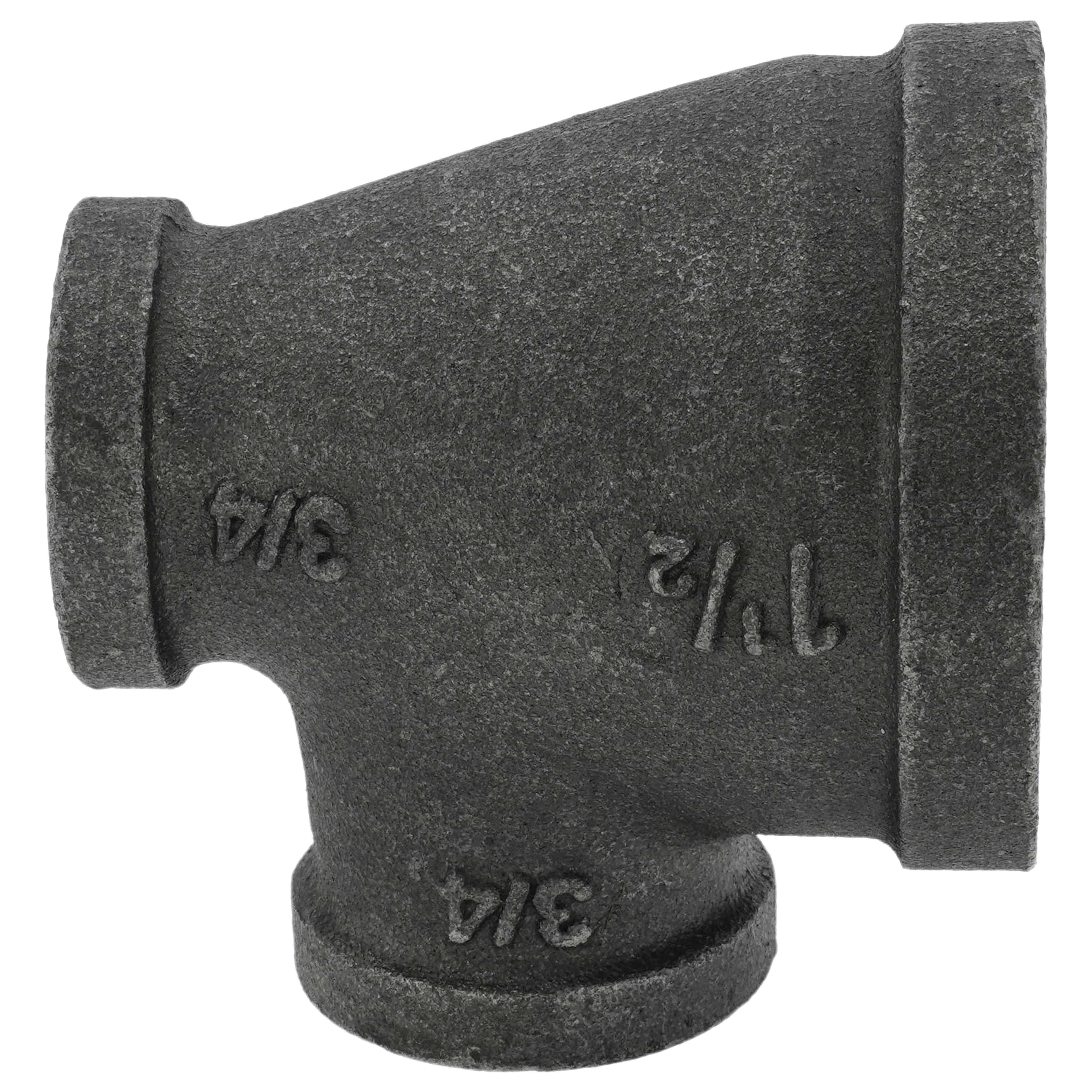 EVERFLOW Everflow BMRT1210 | 1-1/2 X 3/4 X 3/4 Black Reducing Tee