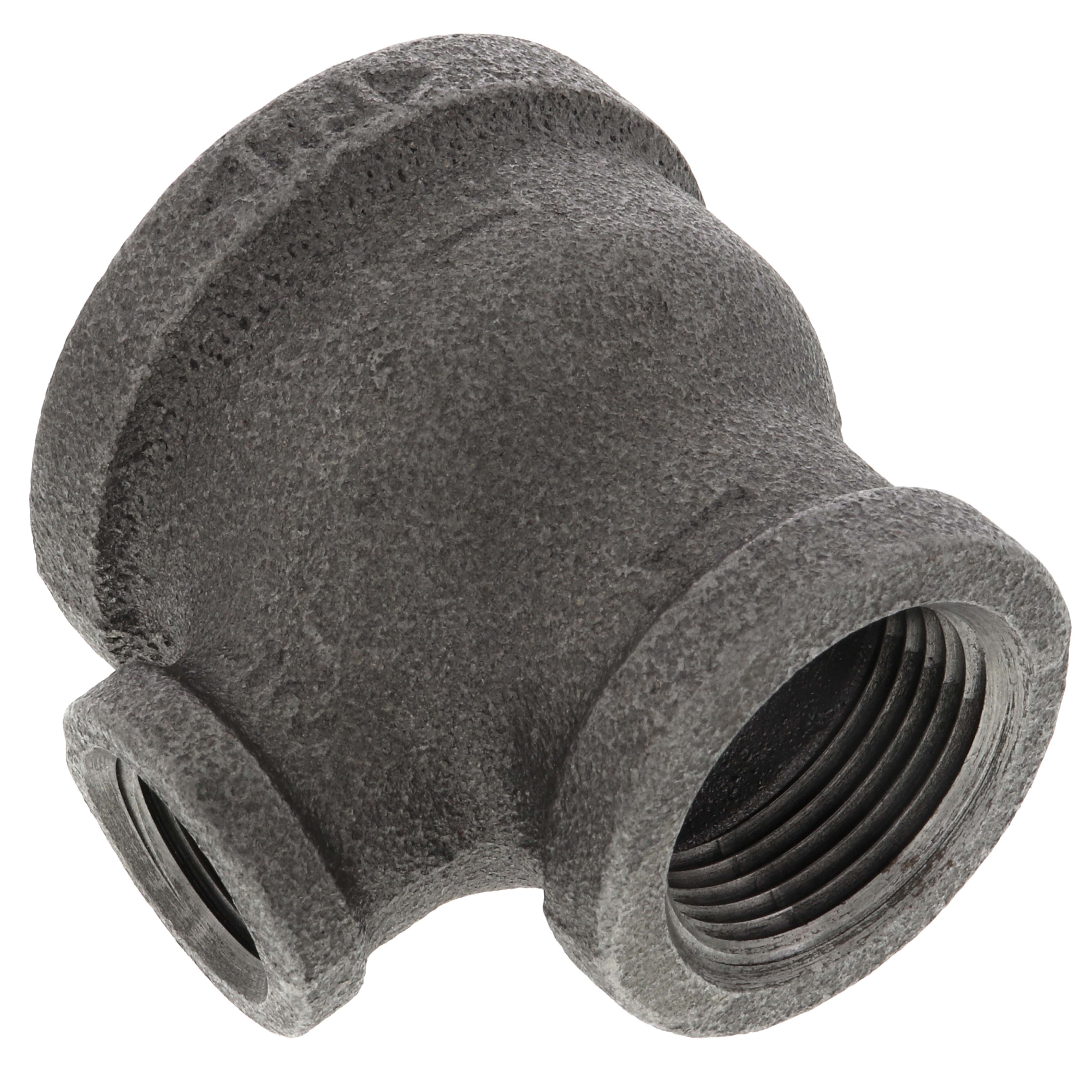 EVERFLOW Everflow BMRT1214 1-1/2 x 1 x 1/2 Black Reducing Tee