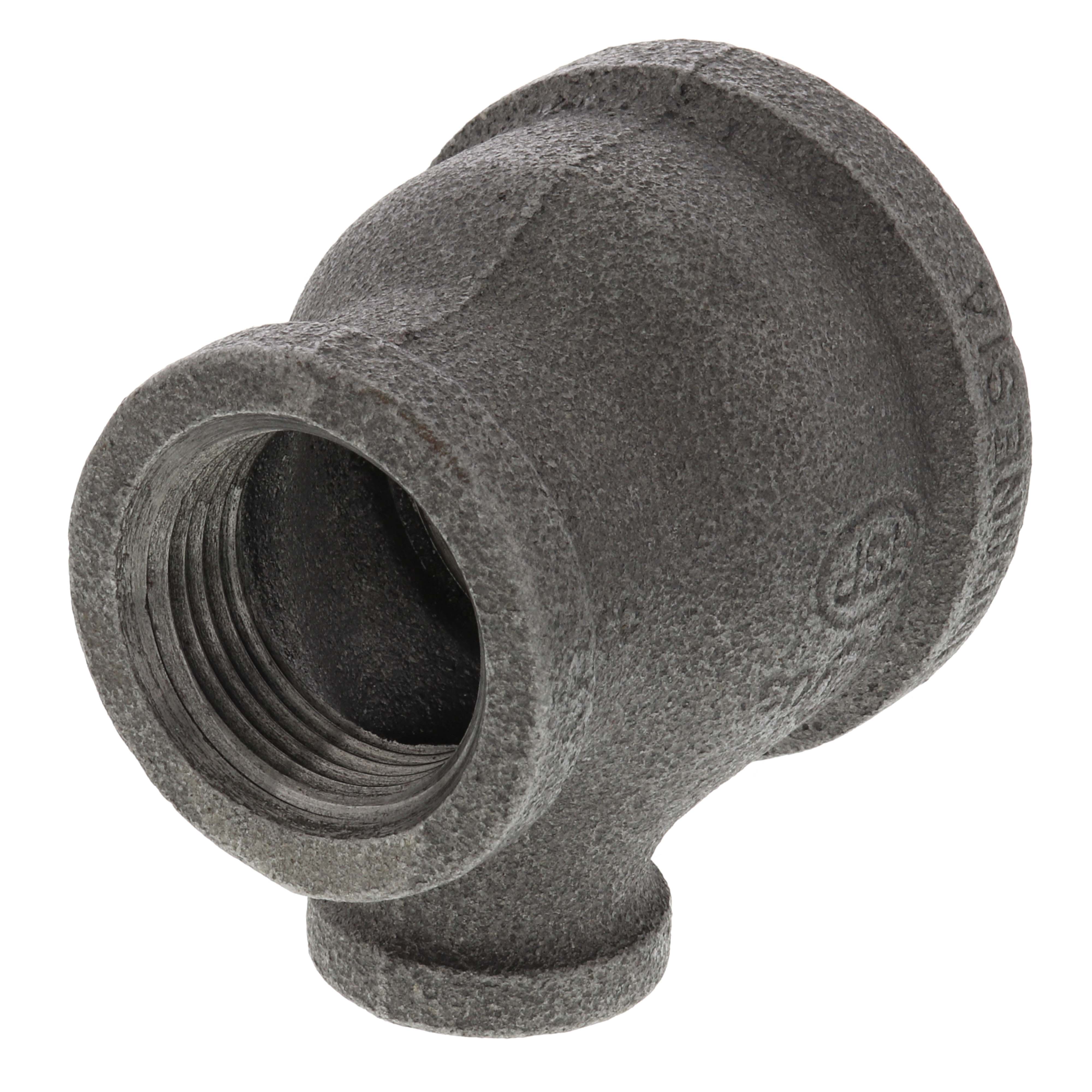 EVERFLOW Everflow BMRT1214 1-1/2 x 1 x 1/2 Black Reducing Tee