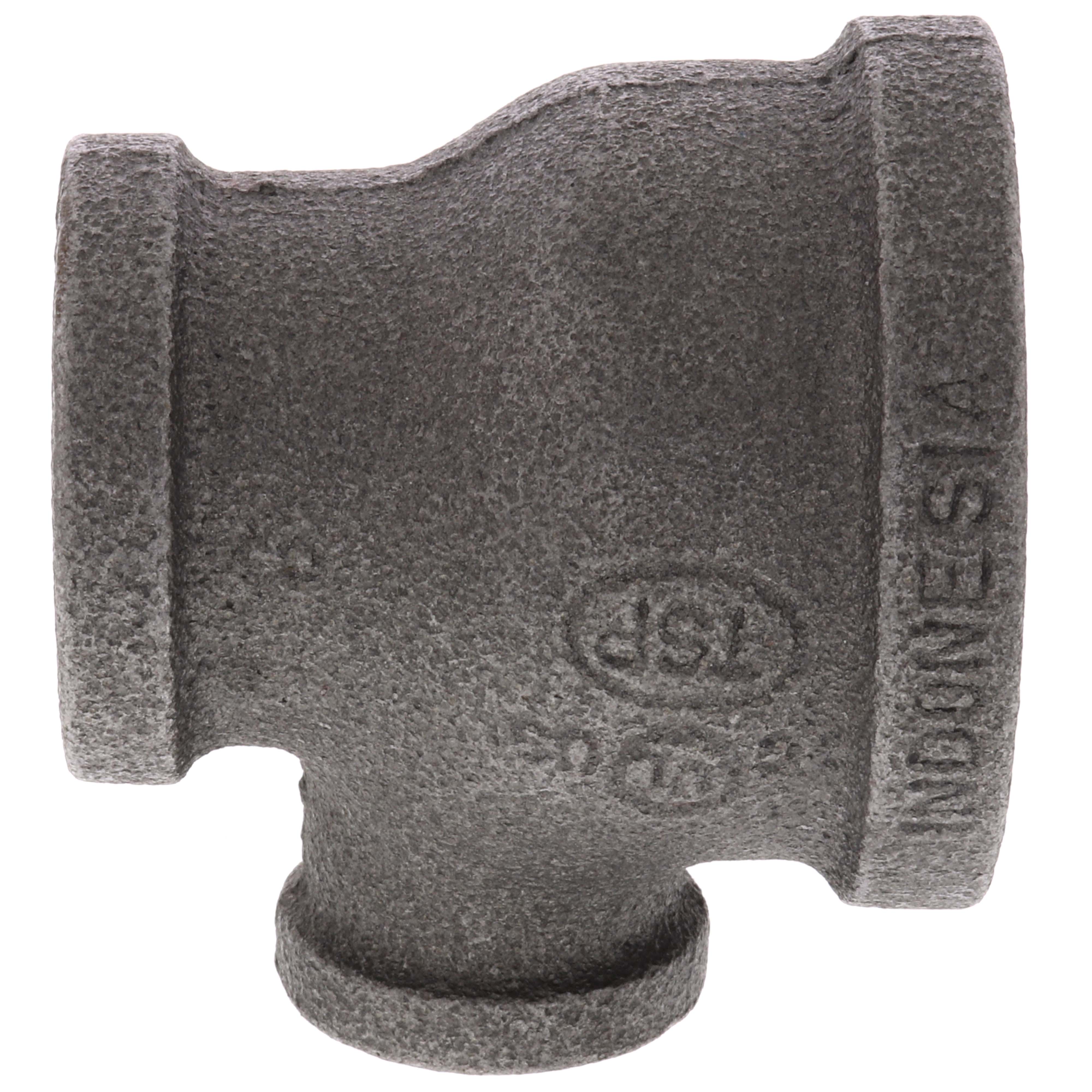 EVERFLOW Everflow BMRT1214 1-1/2 x 1 x 1/2 Black Reducing Tee