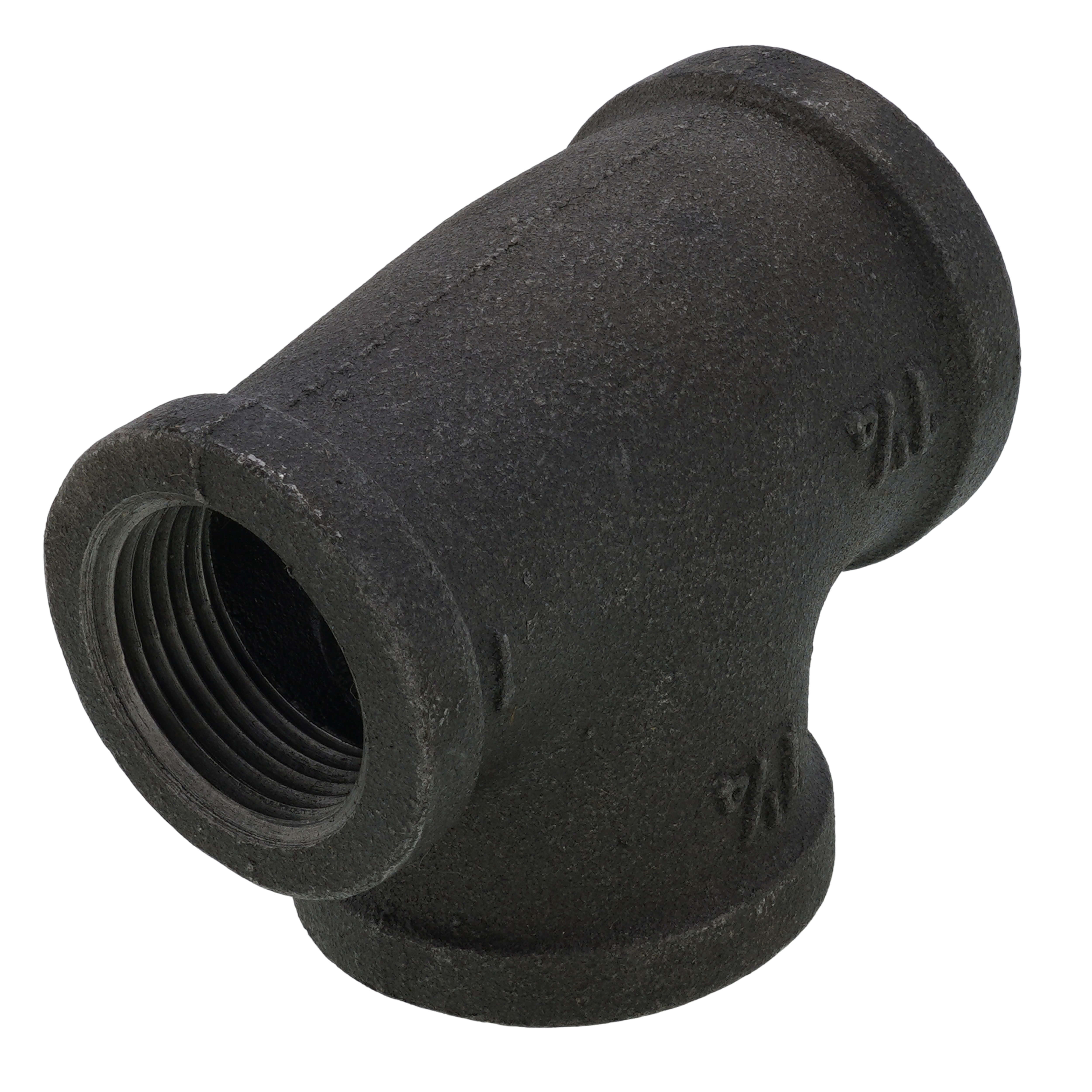 EVERFLOW Everflow BMRT1415 Black Reducing Tee 1-1/4 x 1 x 1-1/4