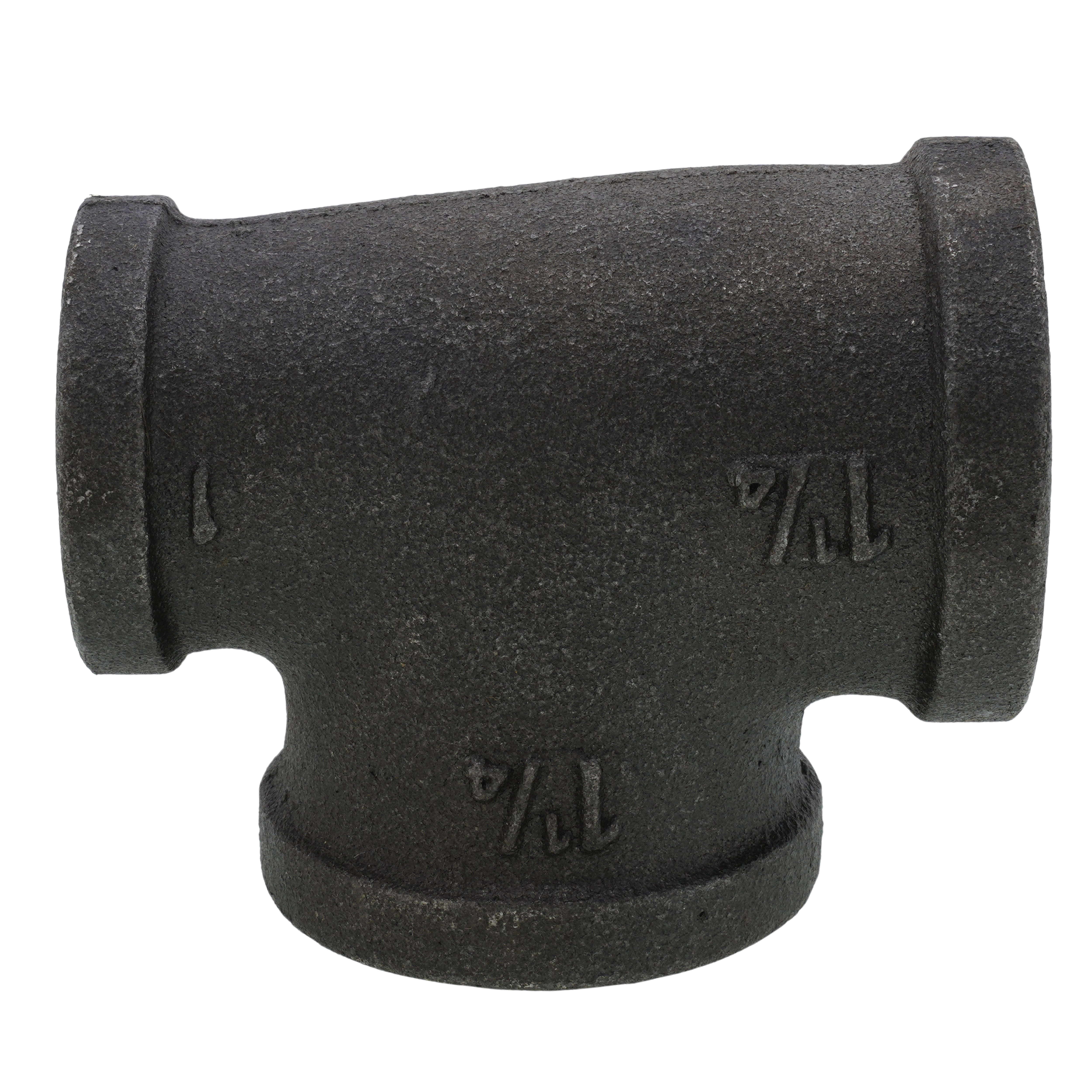 EVERFLOW Everflow BMRT1415 Black Reducing Tee 1-1/4 x 1 x 1-1/4