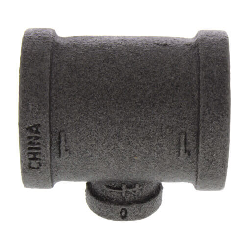 EVERFLOW Everflow BMRT2120 Black Reducing Tee 2-1/2 x 1/2