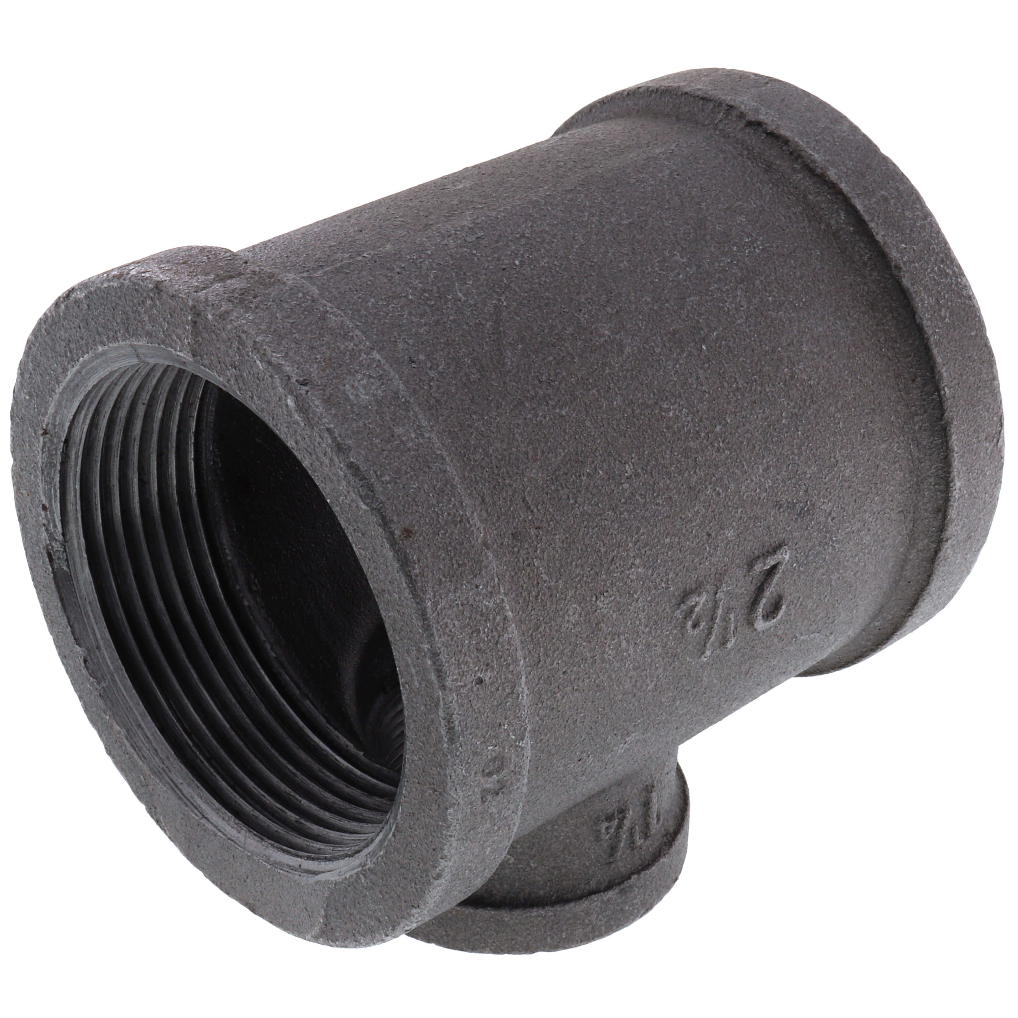 EVERFLOW Everflow BMRT2123 | 2-1/2 x 1-1/4 Black Reducing Tee | BLT250-250-125