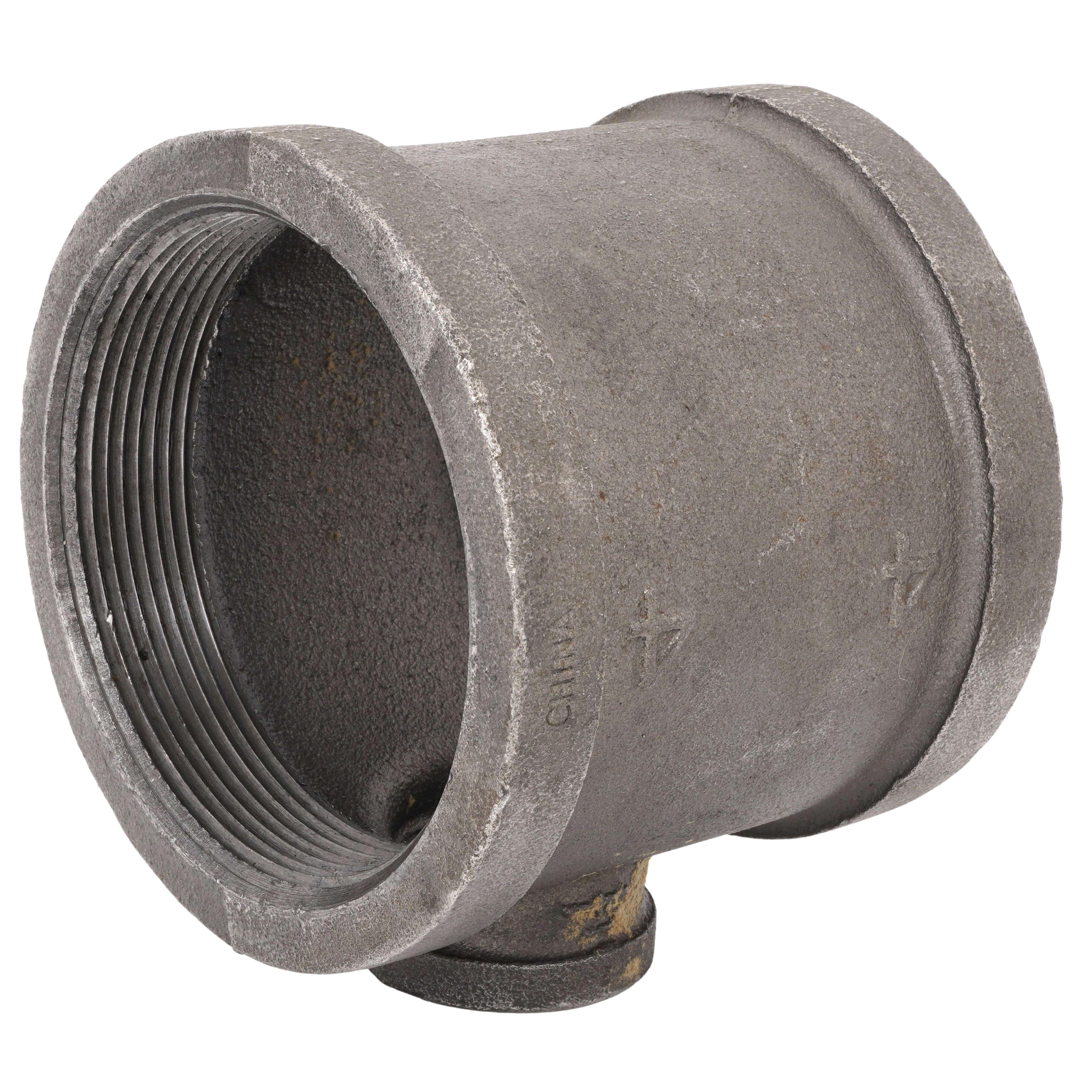 EVERFLOW Everflow BMRT4001 Black Reducing Tee 4 x 1-1/4