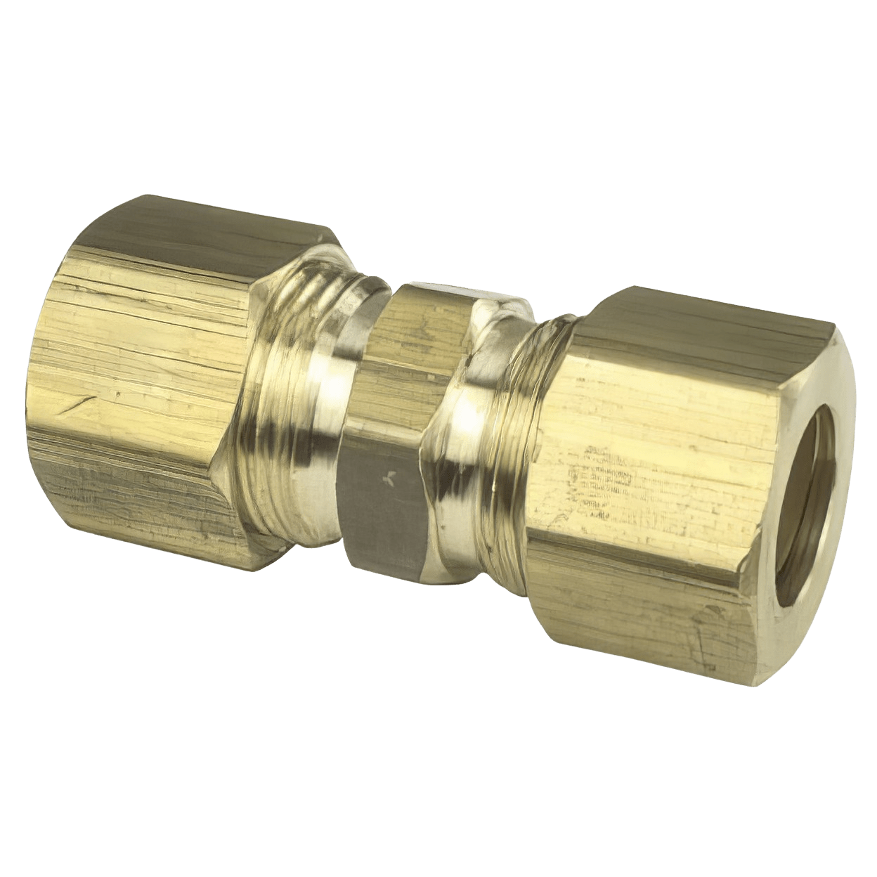 BRASSCRAFT BrassCraft 62-6-4X 62 Series Reducing Union, 3/8 x 1/4 in, Compression, Brass