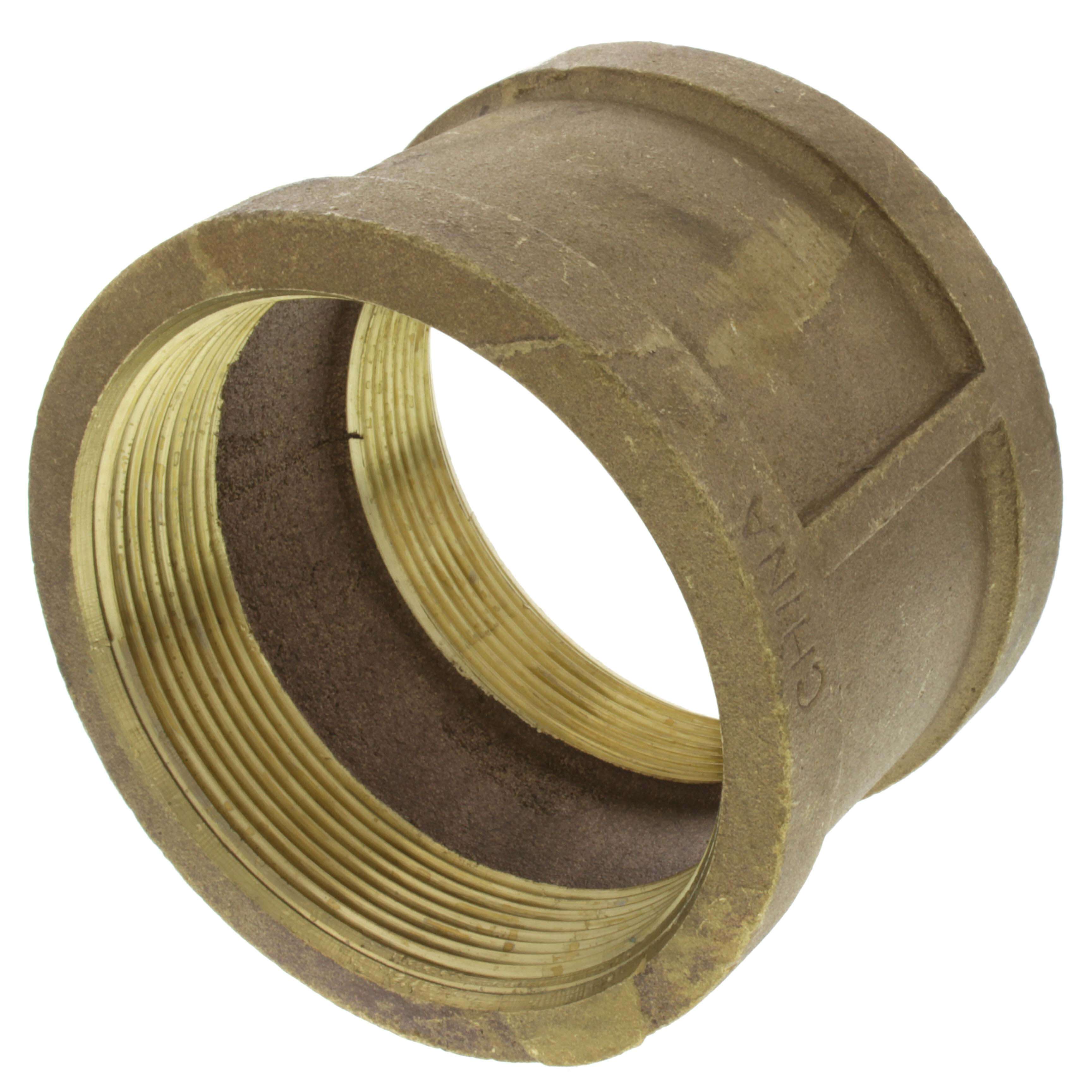 EVERFLOW Everflow BRCP0400-NL | 4 FIP Brass Coupling Lead Free