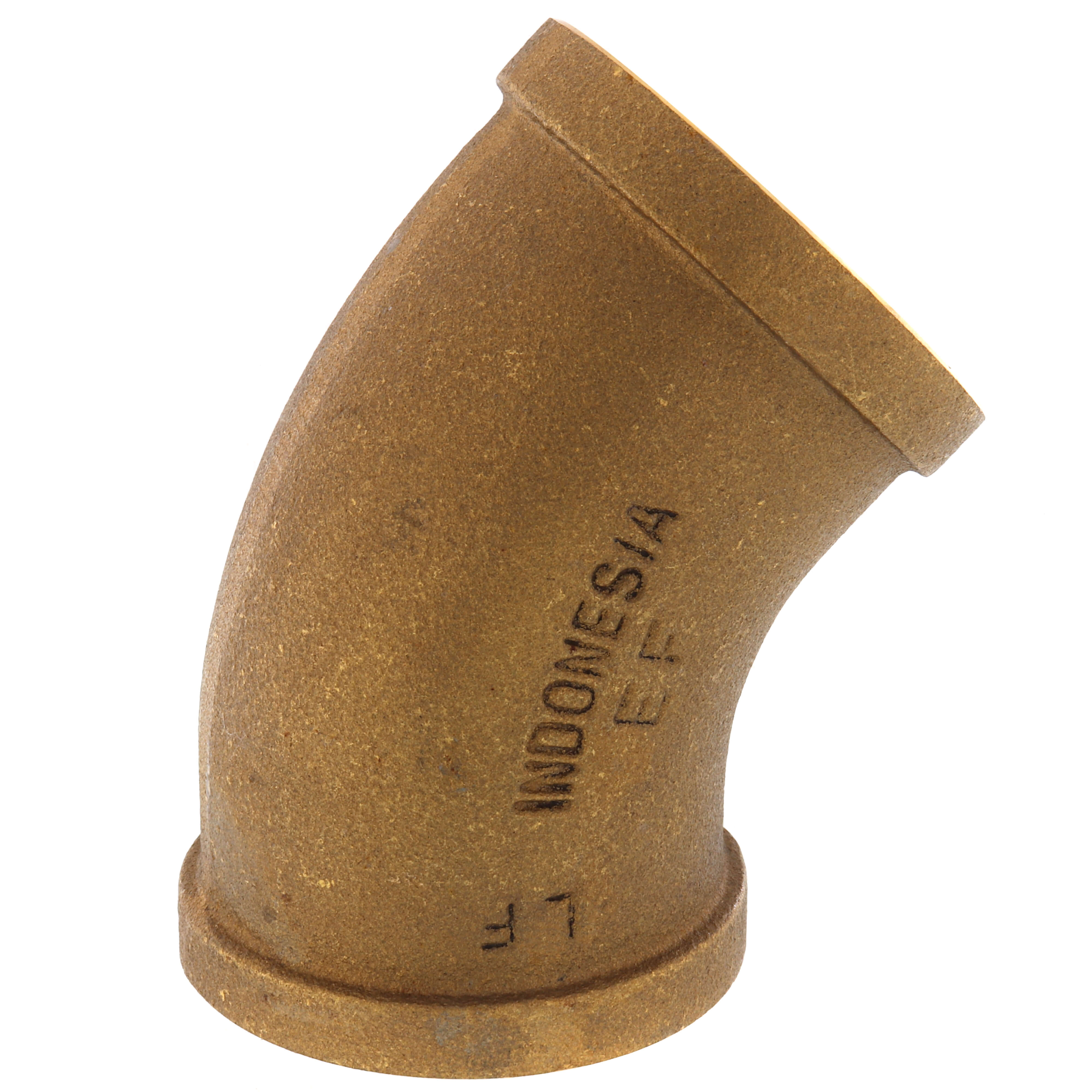 EVERFLOW Everflow BRFL0112-NL 1-1/2 Elbow 45 Brass Lead Free