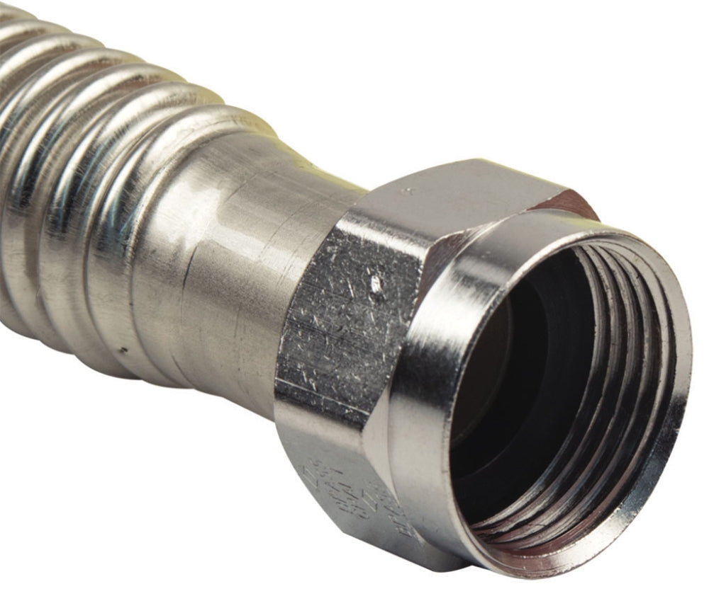 BRASSCRAFT BrassCraft SWB07-18N Water Heater Connector, 3/4 x 3/4 FIP x PEX Barb, 18 L, Lead-Free