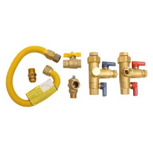 BRASSCRAFT BrassCraft TK30RB21-24G3X Tankless Installation/Service Valve Kit 3/4 inch x 3/4 inch