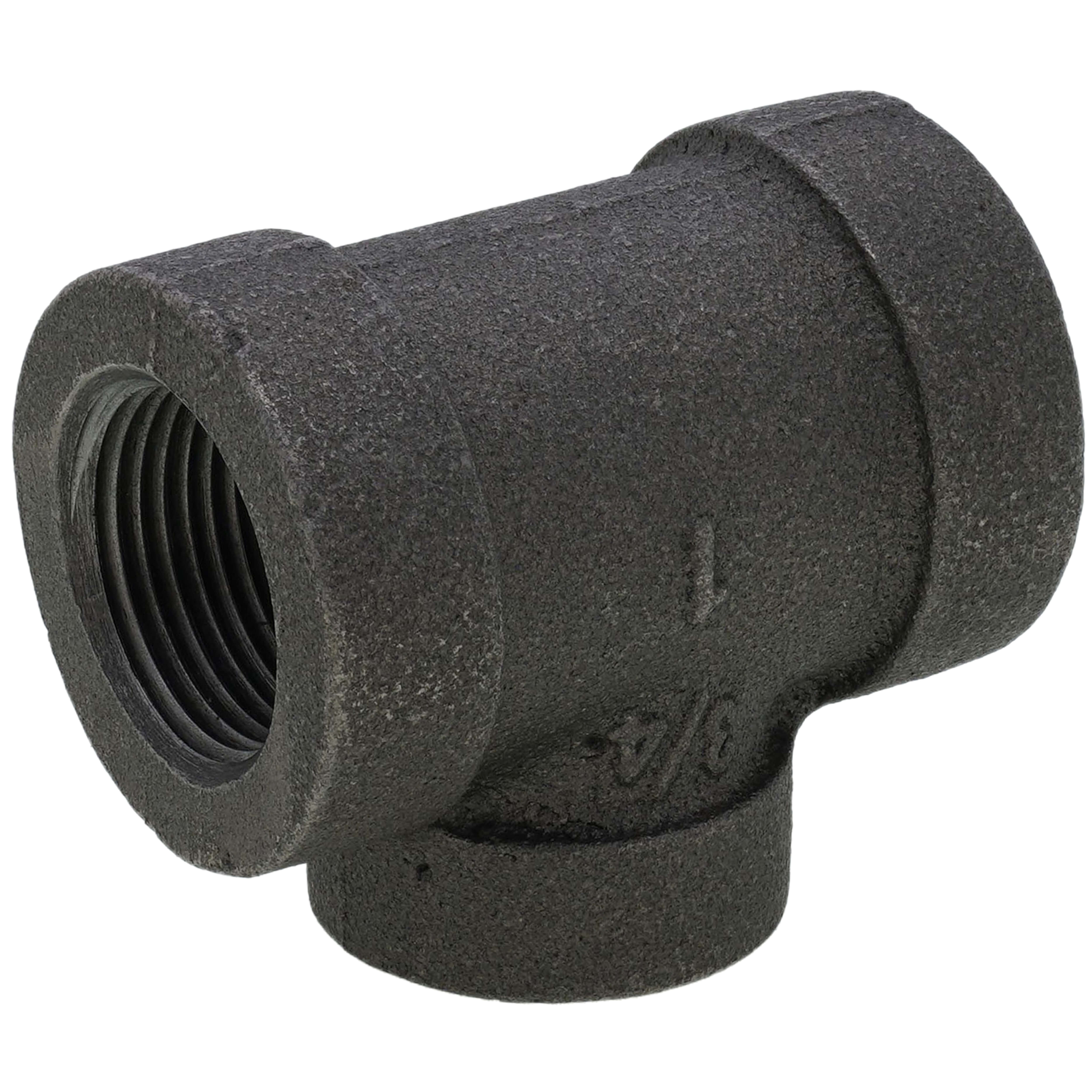 EVERFLOW Everflow BXRT1001 1 X 3/4 Black XH Reducing Tee 300#
