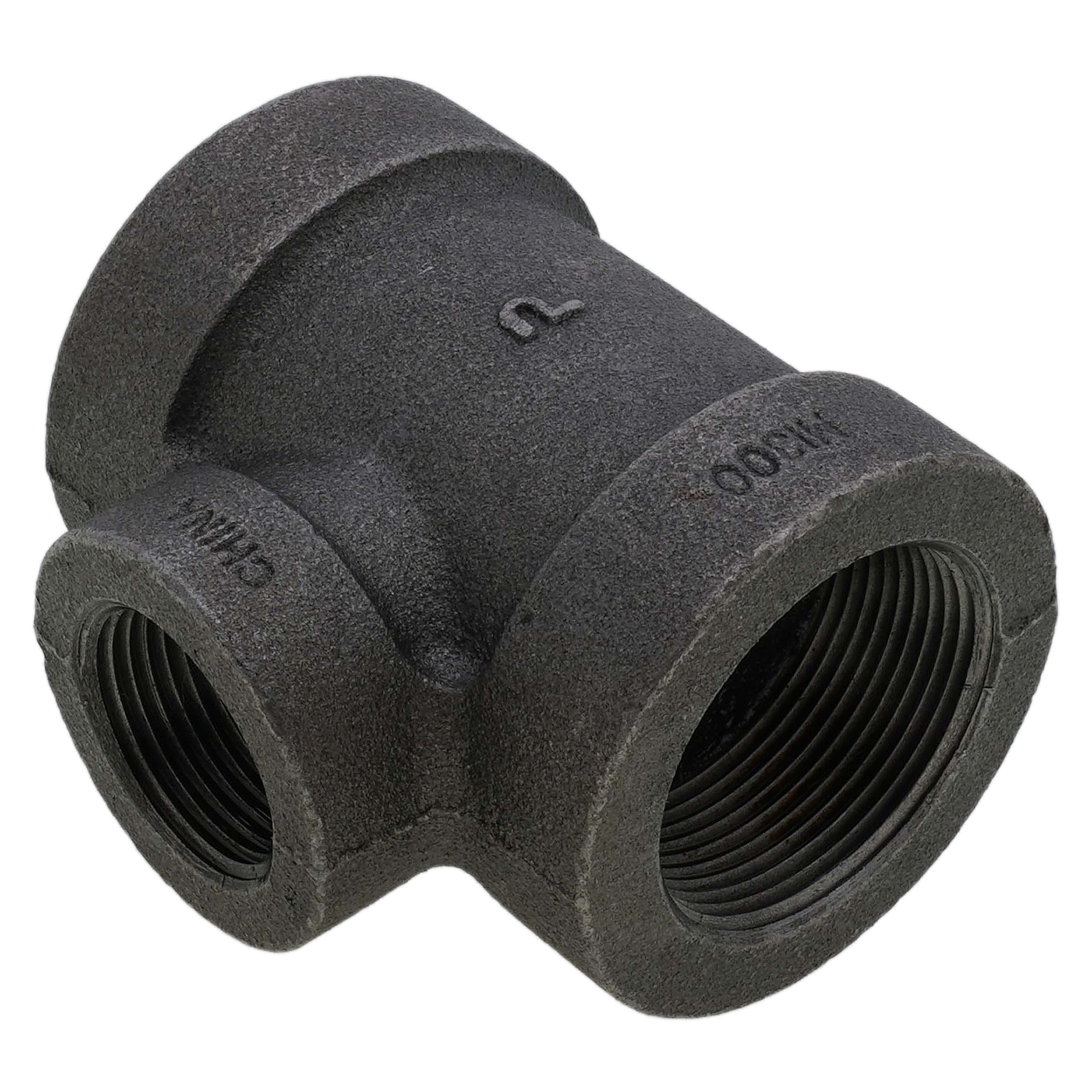 EVERFLOW Everflow BXRT1120 | 1-1/2 X 1 Black XH Reducing Tee 300#