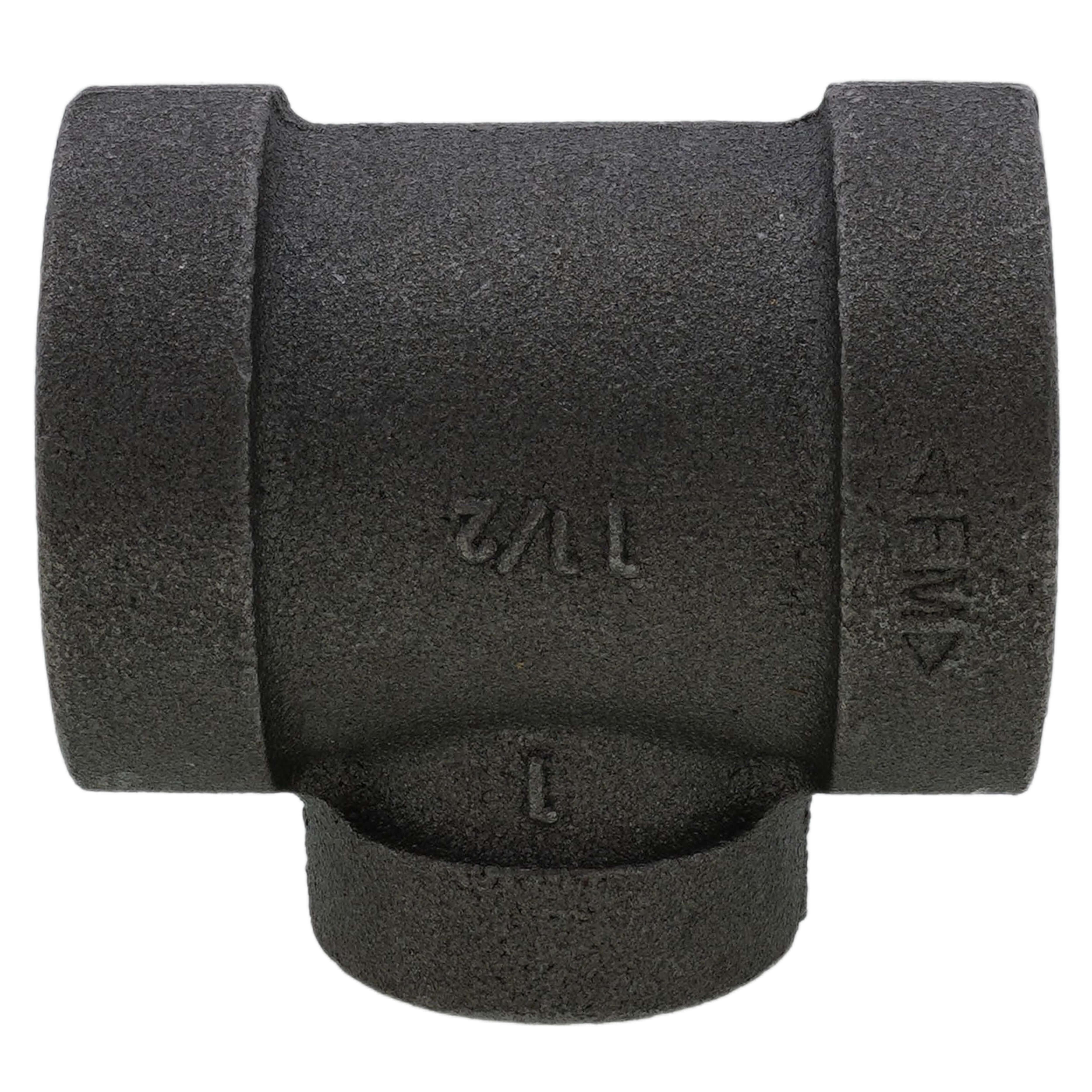 EVERFLOW Everflow BXRT1120 | 1-1/2 X 1 Black XH Reducing Tee 300#