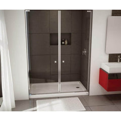 Bootz Industries 010-1001-00 ShowerCast 60 inch x 30 inch x 5 inch Porcelain Enamel Left Hand Drain Rectangular Shower Base