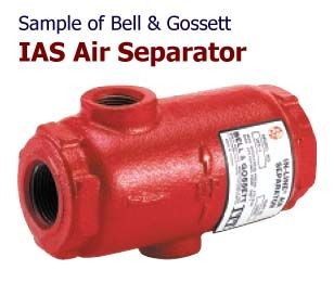 BELL & GOSSETT 112100 HYDRAULIC AIR SEPARATORS