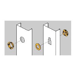 EATON B-Line BM1 Flexible Neoprene Connector, 20A and 30A Two Pole, Three Wire and Three Pole Locking Device