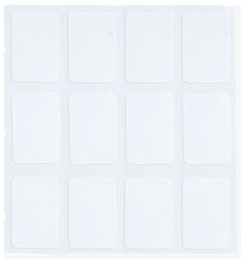 Brady THT-91-498-5 BRA Repositionable Vinyl Cloth Labels 0.937 in H x 0.75 in W 5000/RL