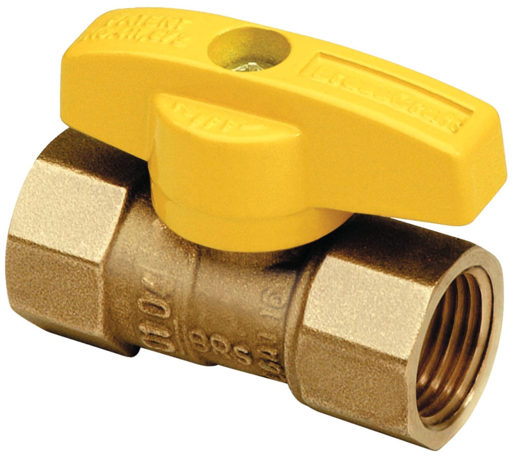 BRASSCRAFT BrassCraft TBV12 3/4 in. Brass FIPT T-Handle Gas Ball Valve