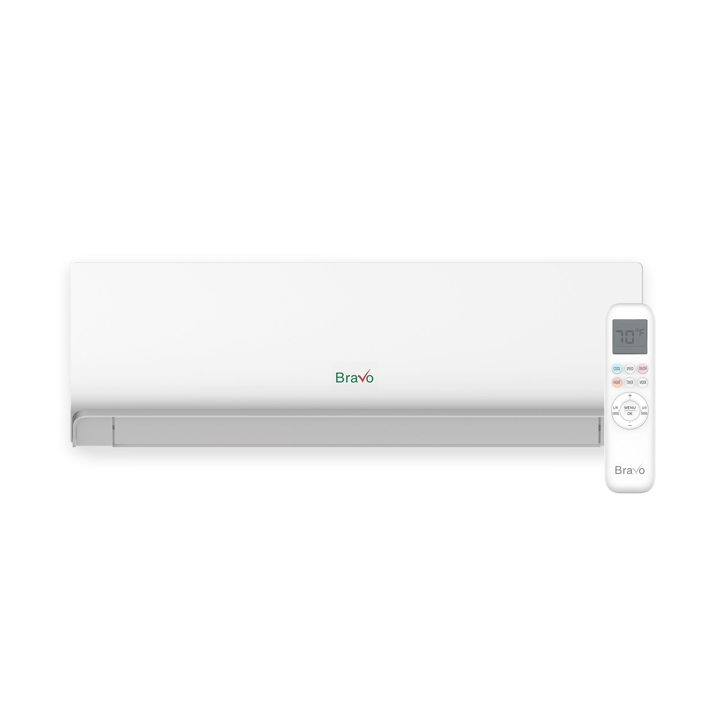 BRAVO ROMA BRAVO ROMA 36000 BTU R-410A 23 SEER2 2-Zone Wall-Mounted Mini Split