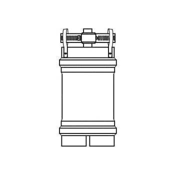 U S BOILER U S Boiler 8110703 Vent Connector 3 inch Diameter