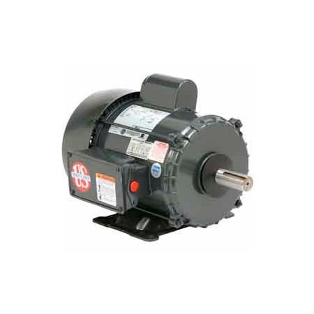 US MOTORS Nidec FD12CM2P Air Compressor Motor 1/2 HP Cap Start 1800 RPM 115 230V 56 Frame