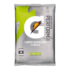 Gatorade 3967 G Series 02 Perform Thirst Quencher Instant Powder 51 oz Pouch Lemon-Lime 6 gal Yield