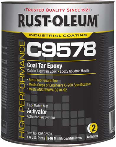 RUST-OLEUM Rust-Oleum C9502504 Activator 1 qt Coal Tar Epoxy