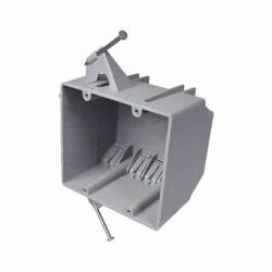 CANTEX Cantex EZ32DN Switch/Outlet Box, 2-Gang, Depth: 3-5/8, Nail-On, Non-Metallic