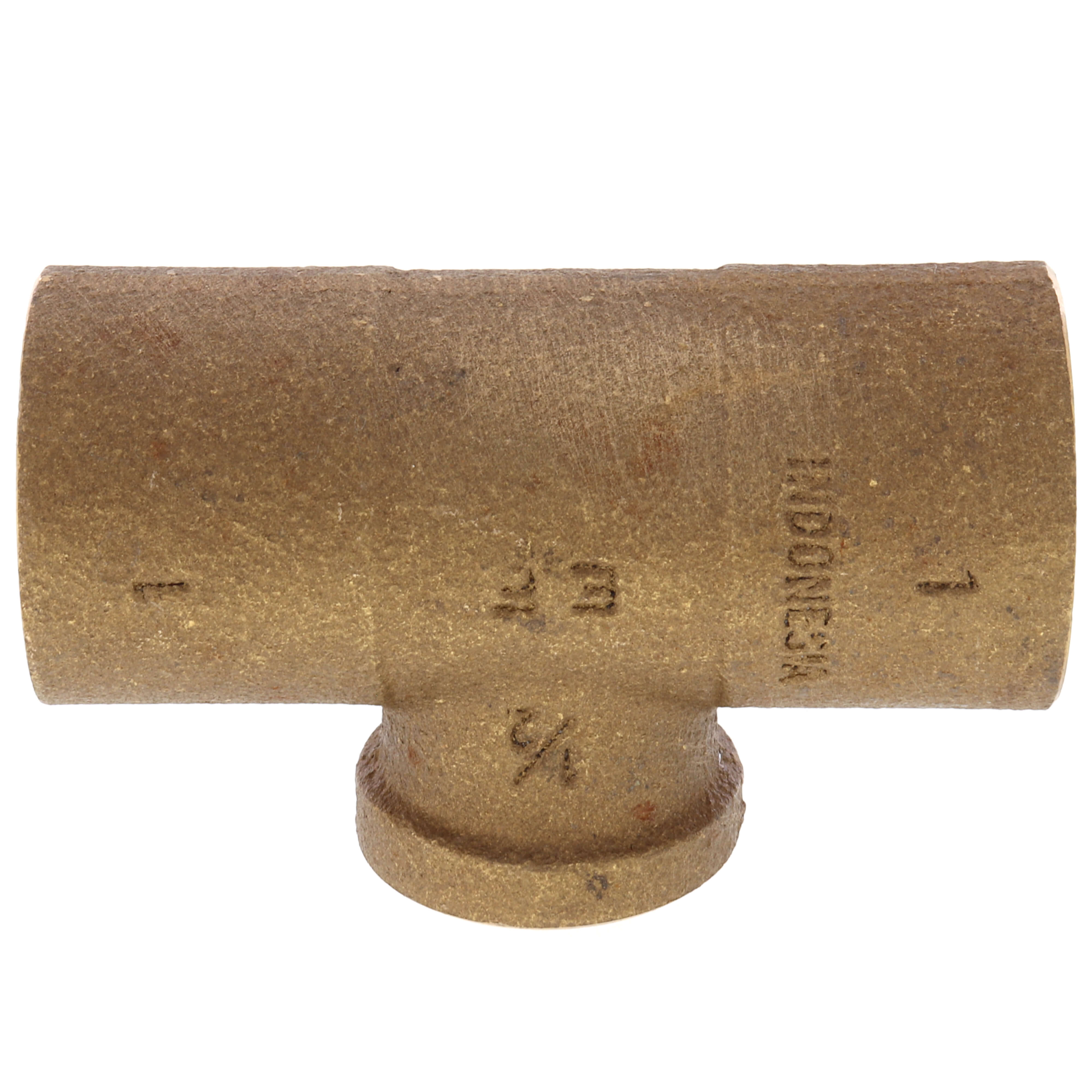 EVERFLOW Everflow CCFT1112-NL | 1 X 1 X 1/2 NOM Cast Brass Reducing Tee C X C X F Lead Free
