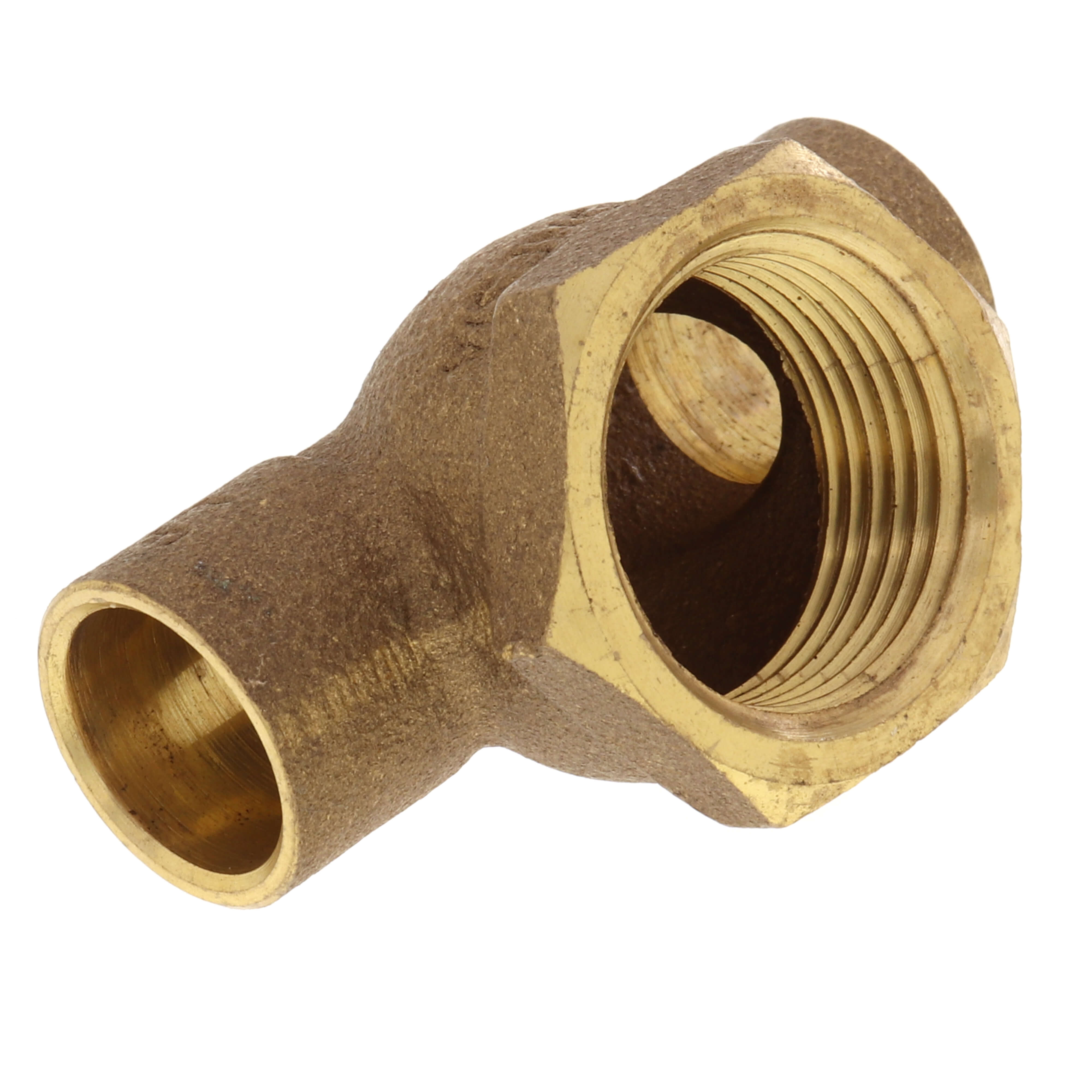 EVERFLOW Everflow CCFT1234-NL 1/2 X 1/2 X 3/4 NOM Cast Brass Reducing Tee C X C X F Lead Free