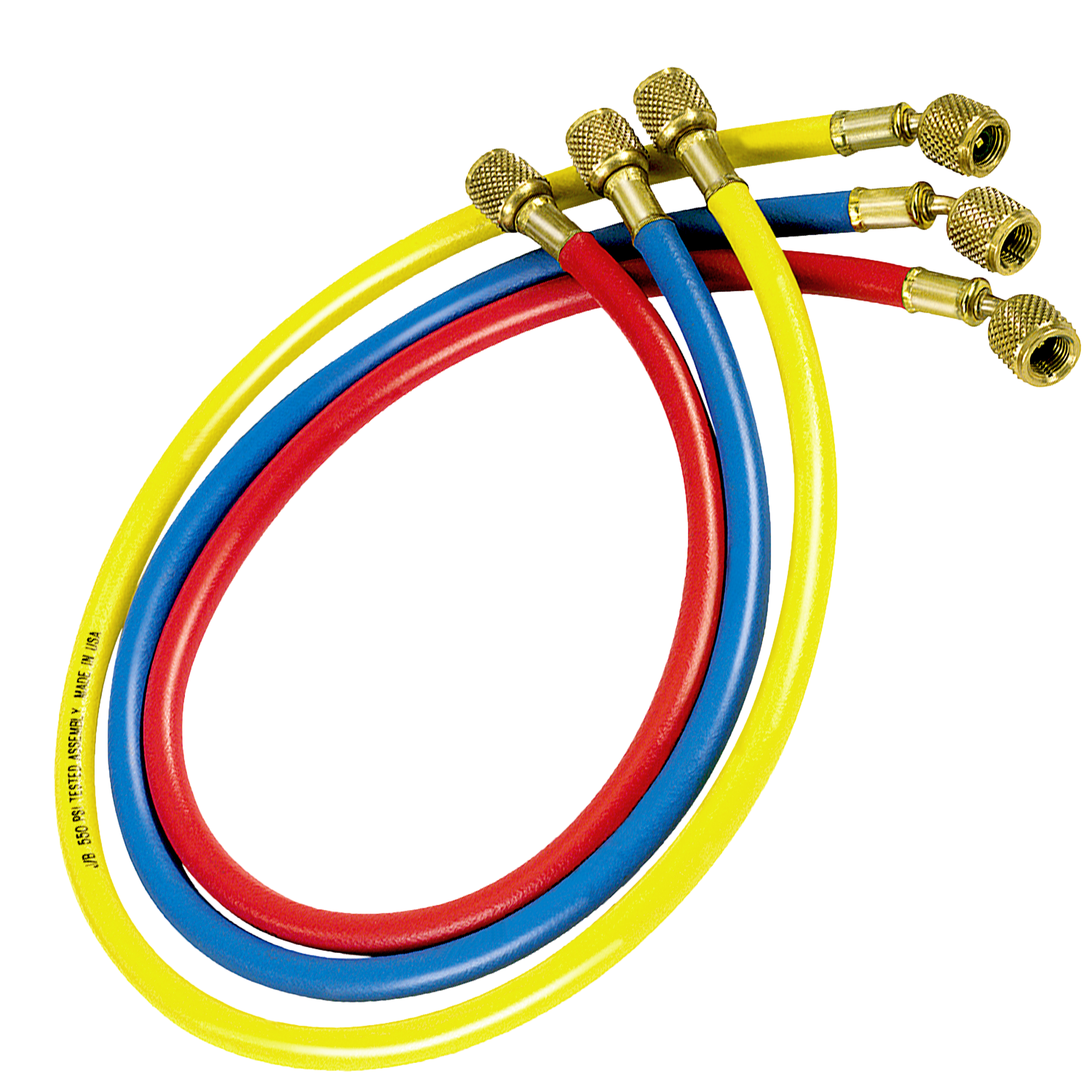JB INDUSTRIES Jb Industries CCL-72 Standard Series Charging Hose 72 inch 1/4 inch Set of 3