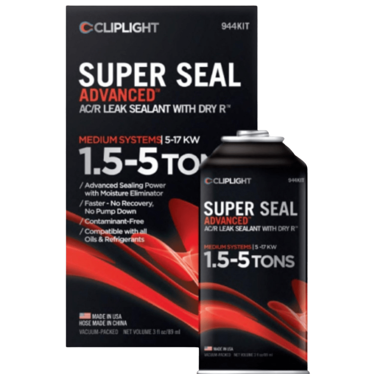 CLIPLIGHT Cliplight 944KIT Super Seal Refrigeration Leak Repair 3 oz