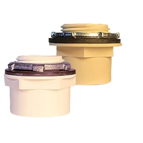 COMPONENT MANUFACTURING CORPORATION Component Manufacturing Company TWHDP 20 inch x 16 inch x 6 inch Plastic Tankless Water Heater Drain Pan with 1-1/2 PVC Adapter & 1 CPVC Adapter