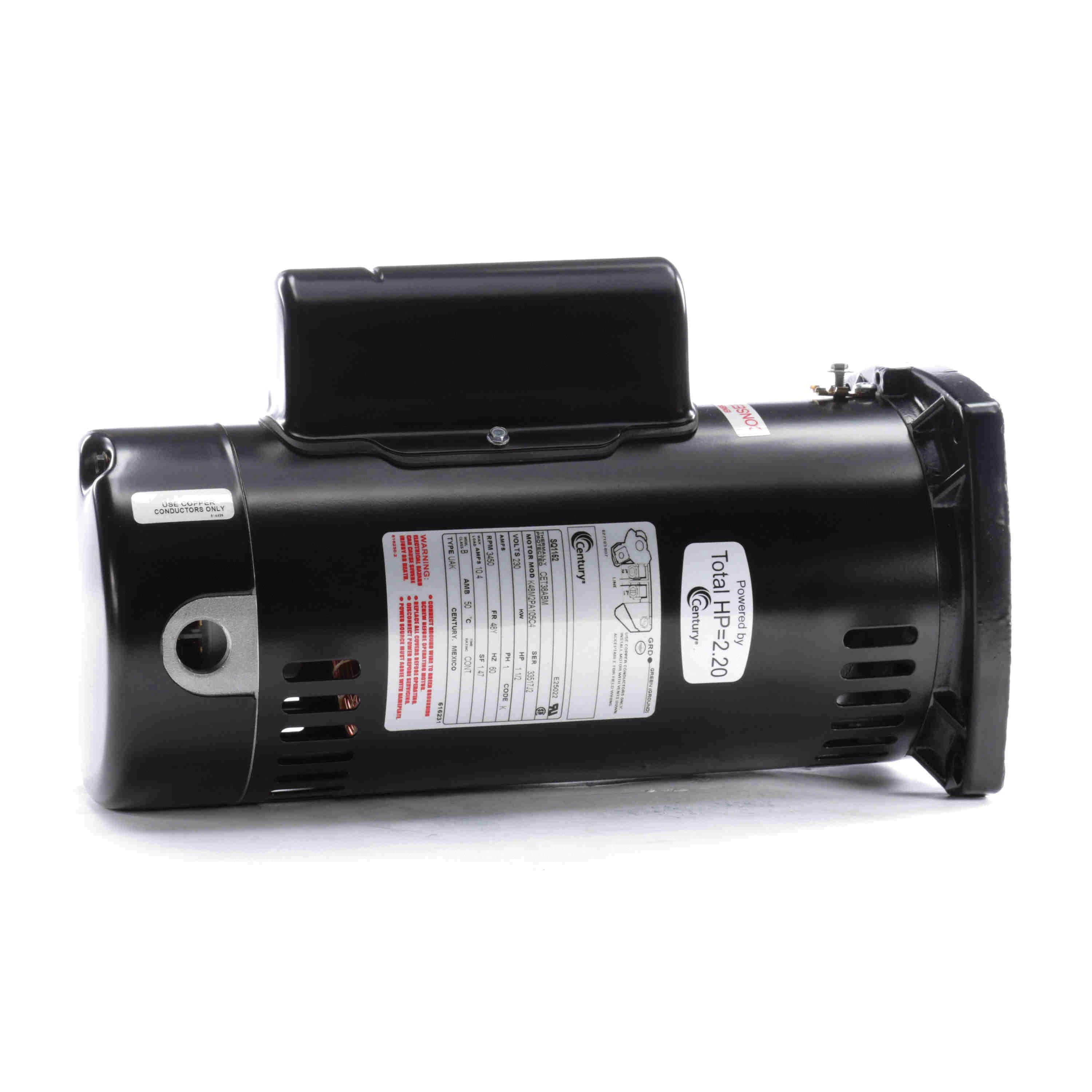 CENTURY MOTORS SQ1152 POOL & SPA PUMPS