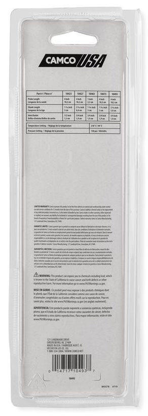 CAMCO MANUFACTURING Camco Manufacturing 10493 3/4 Inlet/Outlet Temperature and Pressure Valve 210 Deg F 150 PSI