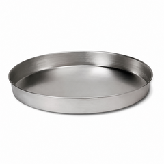 Smitty Pan Manufacturing 19-NH 19" Round Aluminum Water Heater Pan, No Hole