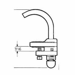EATON Crouse-Hinds LCC4 Cable Tray Conduit Clamp 1-1/4 Inch Outside Rail Tray