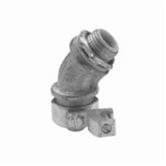 Crouse-Hinds LTB20045 Insulated Liquidtight Conduit Connector 2 in Trade 45 Deg