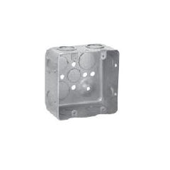 Crouse-Hinds TP395 Steel Square Device Box for Two Devices