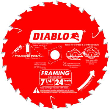 DIABLO D0724X CIRCULAR SAWS