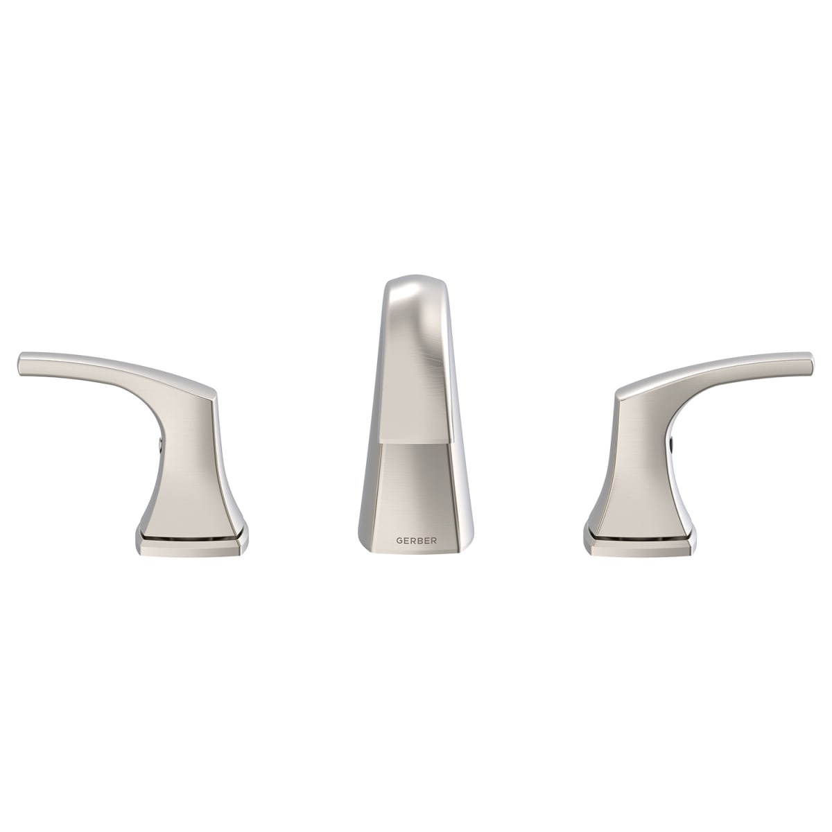 GERBER Gerber D304118BN Vaughn 2H Widespread Faucet w/ Metal Pop-Up Drain 1.2gpm Brushed Nickel