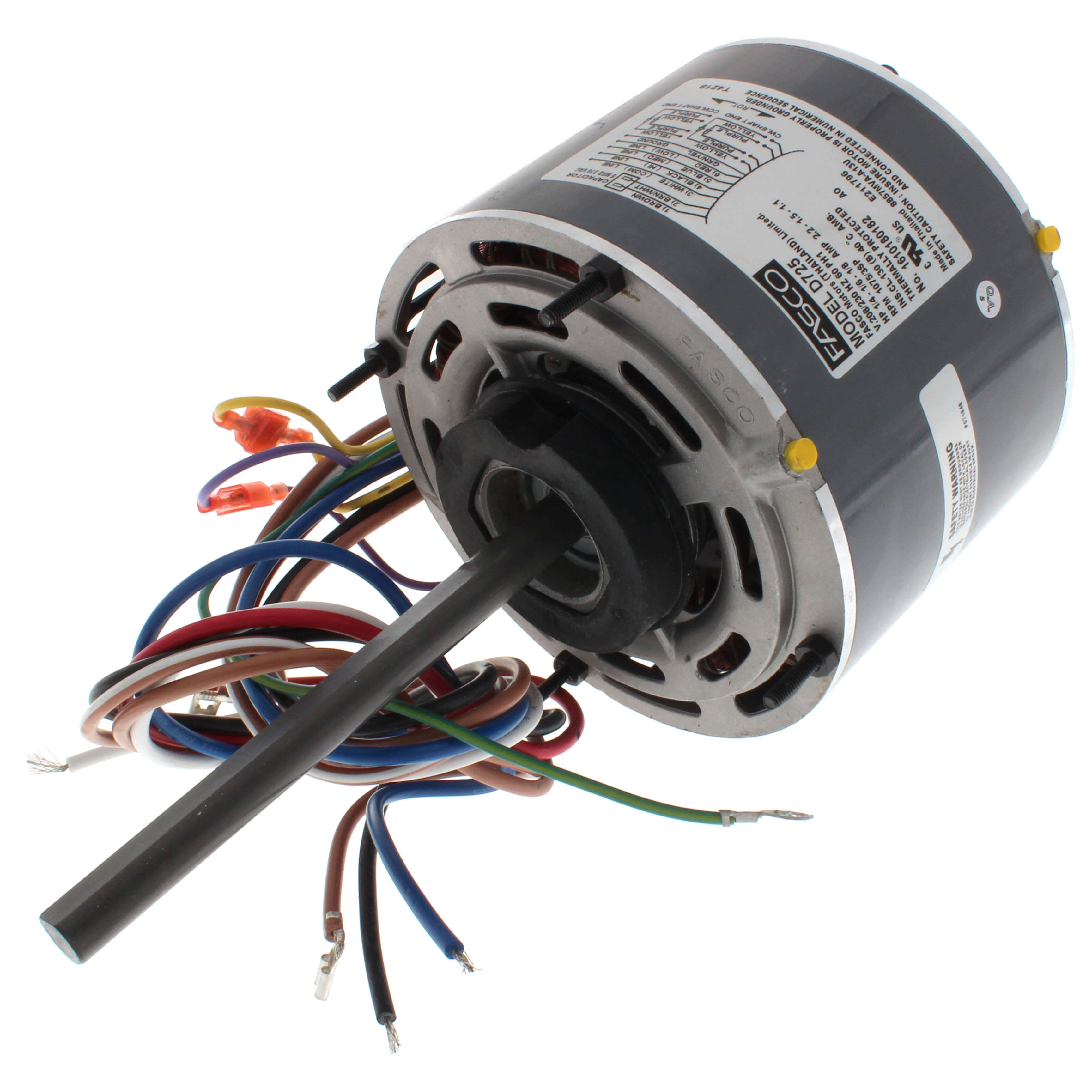 GENTEQ MOTORS Fasco D725 5.6 Dia Direct Drive Blower Motor 1/4 - 1/6 - 1/8 HP