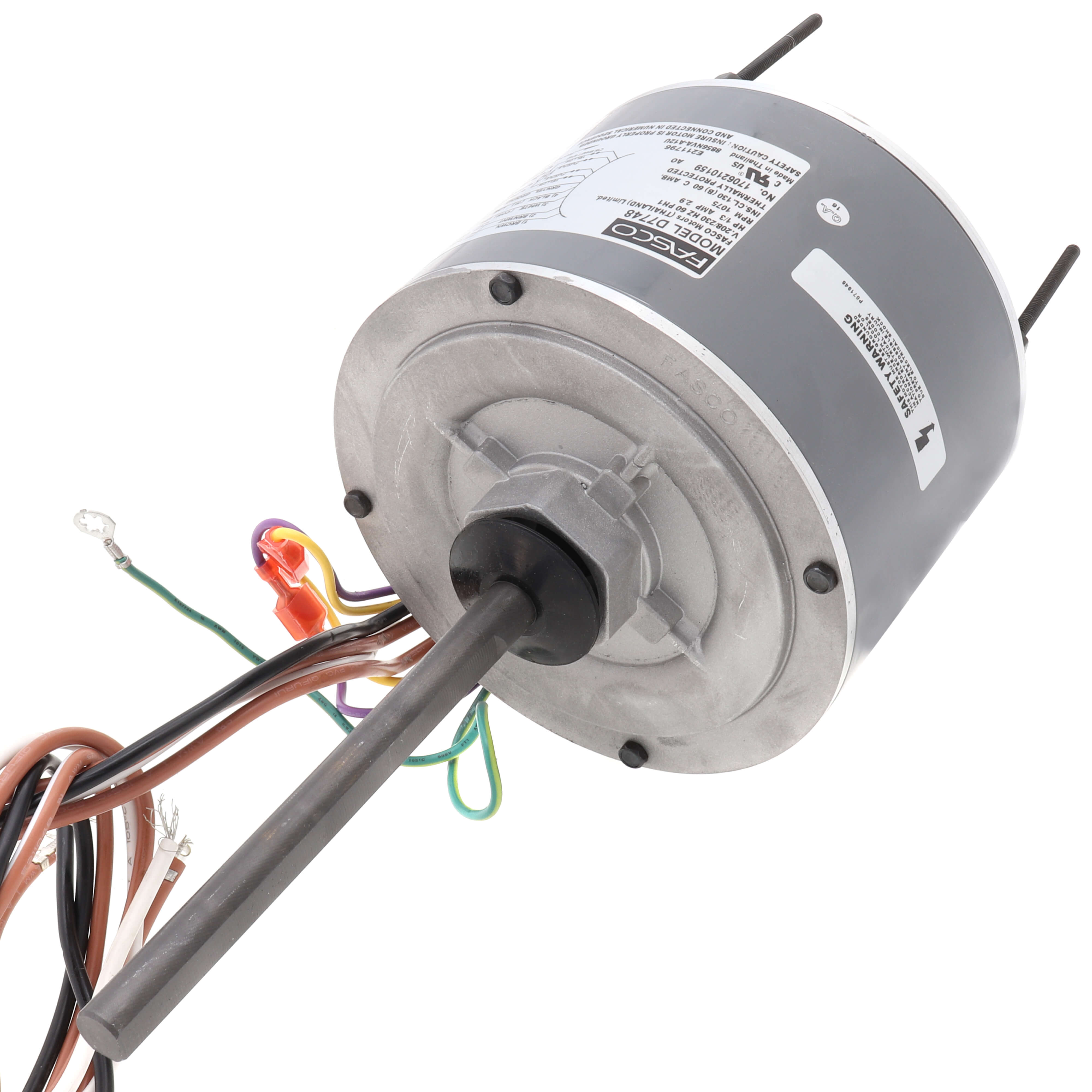 GENTEQ MOTORS Fasco D7748 1 Speed 1075 RPM Condenser Fan Motor 1/3 HP