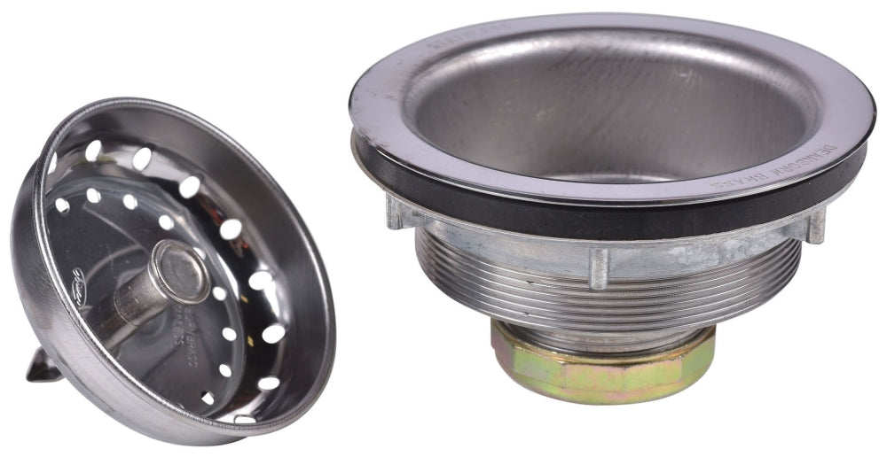 DEARBORN Dearborn 6 Sink Basket Strainer Standard Threaded Body Chrome-Plated
