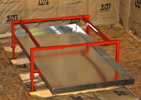 QUICK-SLING Quick-Sling QSTD1000 Quick Stand, 500 lb. Maximum Capacity, 14-Gauge Square Tubing, Secondary Pan Shelf, Adjustable in 3 Dimensions for Flexibility
