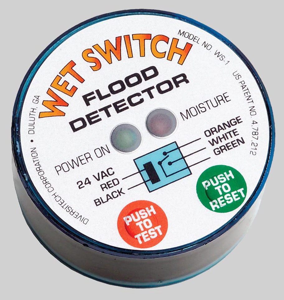 DIVERSITECH Diversitech WS-1 Wet Switch Flood Detector 24 VAC 2 A