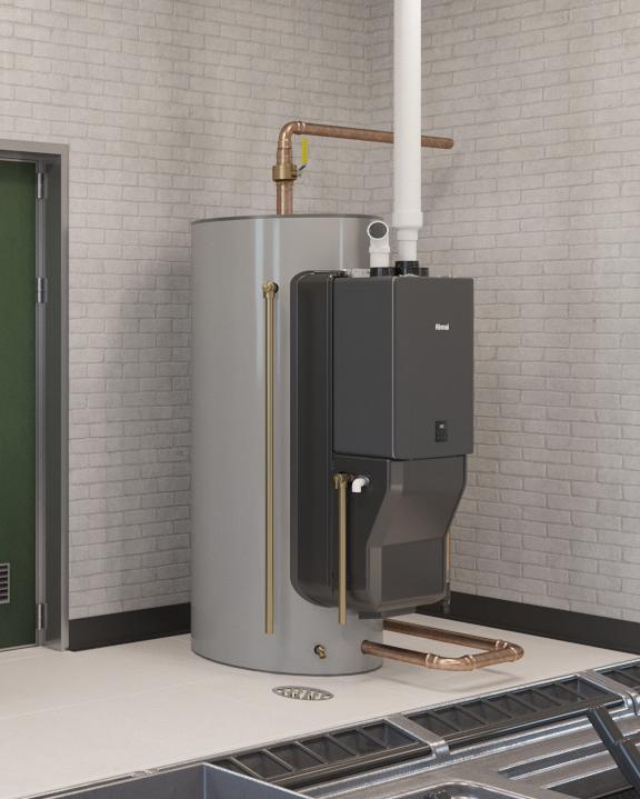 RINNAI Rinnai CHS19980HCXIN Demand Duo Hybr 199,000Btu 80G